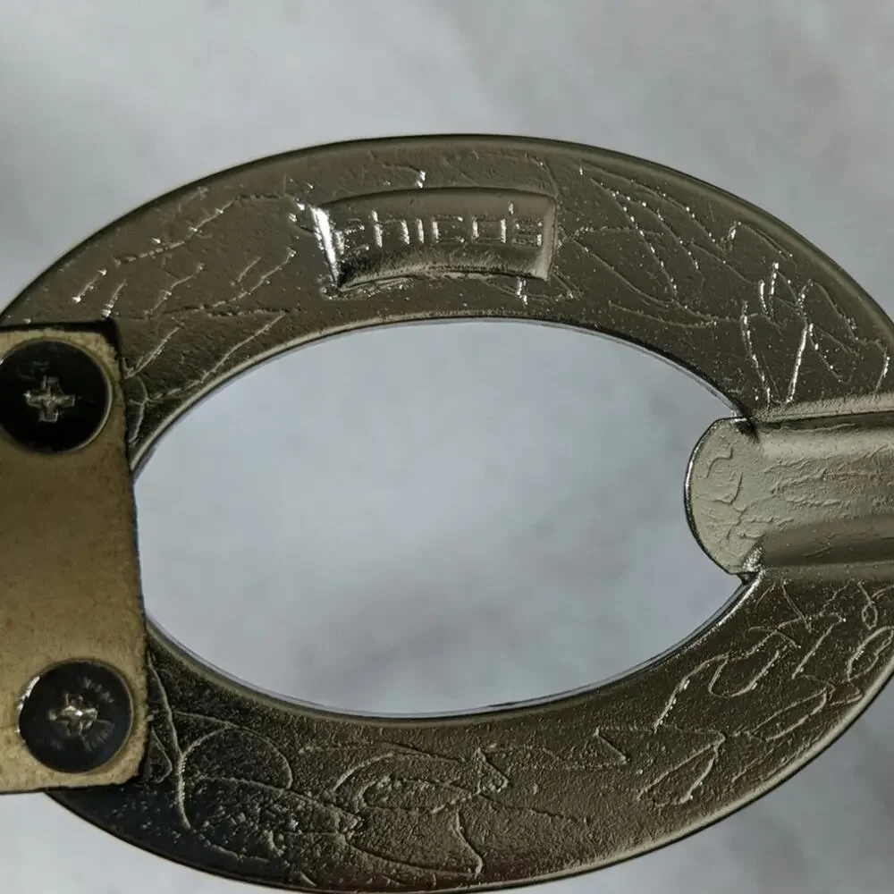 Chico's Adjustable Snakeskin Belt - Size M/L - EUC
